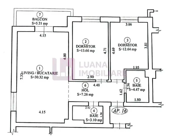 Apartament 3 camere Sibiu - poza 14