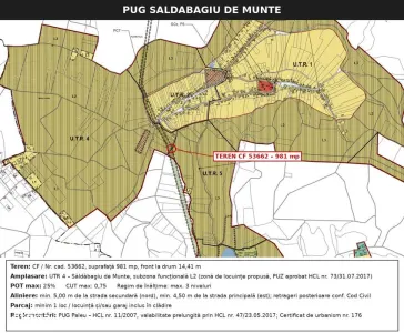 Persoana fizica vind teren in Saldabagiu de Munte strada Muzicii 3/B - foto 7