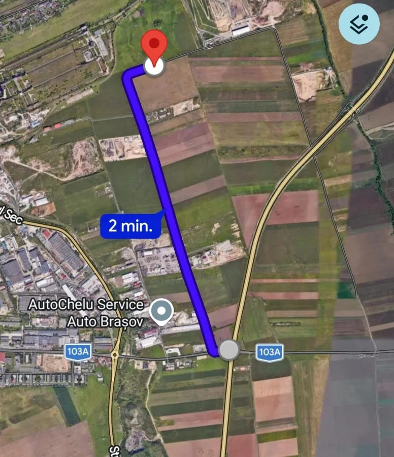 Teren Intravilan Industrial access facila strada asfaltata - Brasov