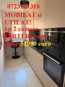 MOBILAT si UTILAT! Ap 2 camere, PARTER, zona Obor! - Braila