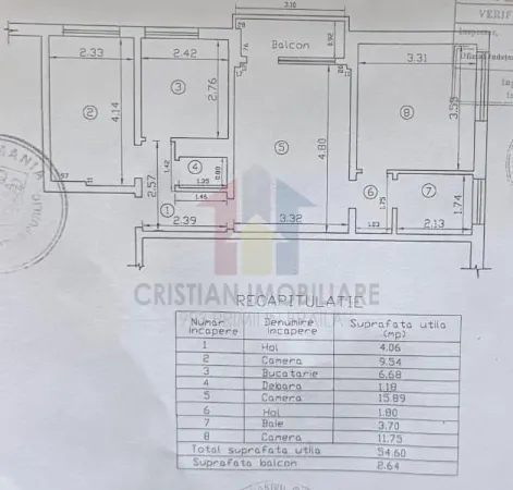 Apartament 3 camere Brăila - poza 7