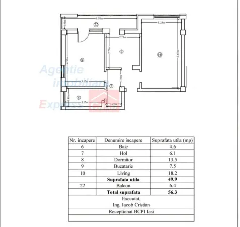 Apartament 2 camere Iași - poza 9