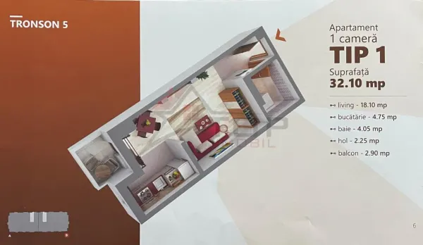 Apartament 1 camera Iași - poza 6