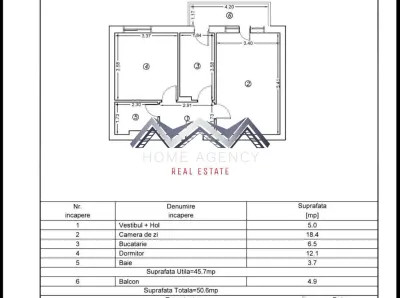 Apartament 2 camere Ștefăneștii de Jos - poza 10