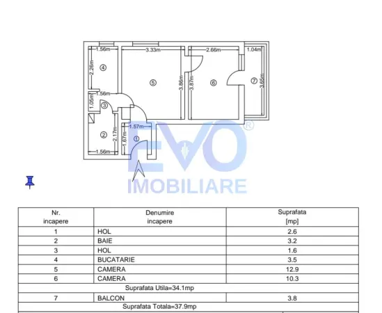 Apartament 2 camere Iași - poza 6