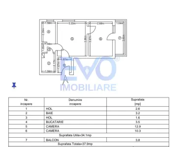 Apartament 2 camere Iași - poza 6