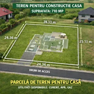 Teren intravilan pretabil constructii case Iasi Nicolina - Iasi