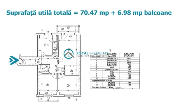 Apartament 3 camere Ploiești - poza 9
