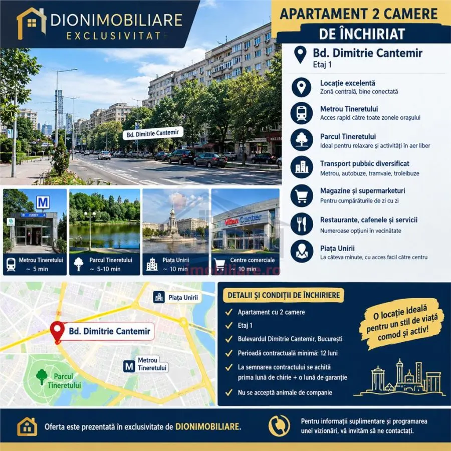Apartament 2 camere București - poza 1