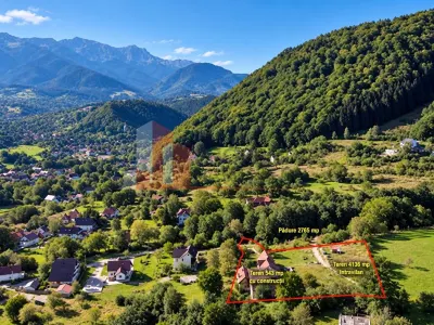 Teren 7.151 mp + casă tradițională în Predeluț–Bran - Bran