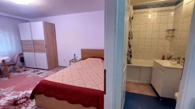 BRASADAS iNCHIRIAZA Garsoniera Mihai Bravu luminoasa vedere stradala - Bucuresti