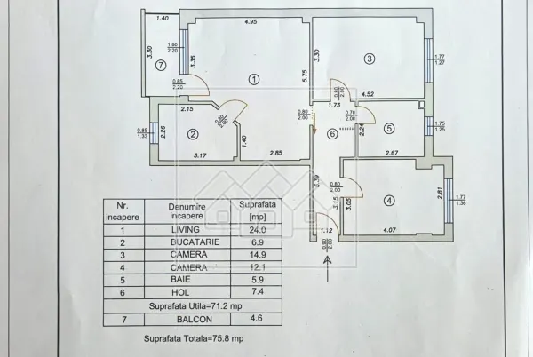 Apartament 3 camere Sibiu - poza 1