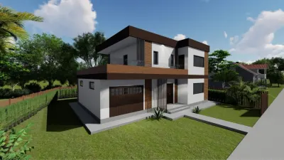 Lake View Villa 4 Cam/3 Bai + Garage Ezareni 5 Drumuri Valea Adanca - Iasi