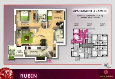 Apartament 3 camere București - poza 8