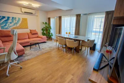 Penthouse duplex luminos, mobilat, 2 locuri parcare+boxa. - Bucuresti