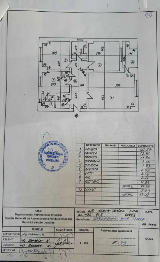 Apartament 3 camere București - poza 1