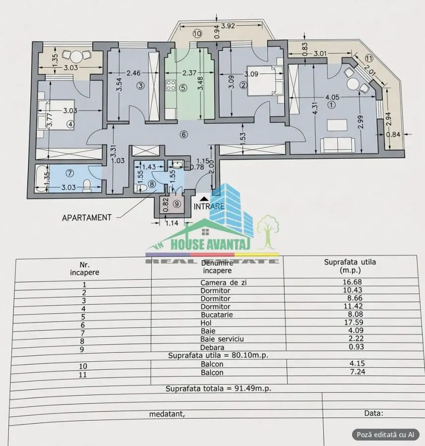 Apartament 4 camere Focșani - poza 1