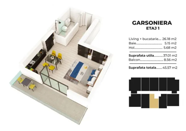 Garsonieră Mamaia - poza 2