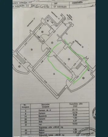 Apartament 3 camere Constanța - poza 1