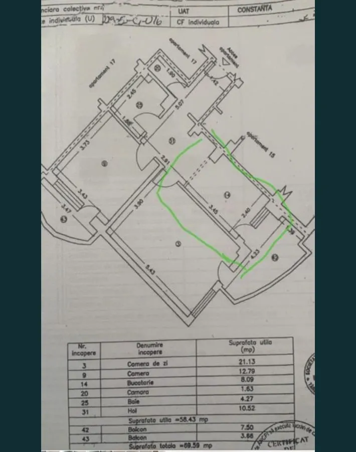 Apartament 3 camere Constanța - poza 1