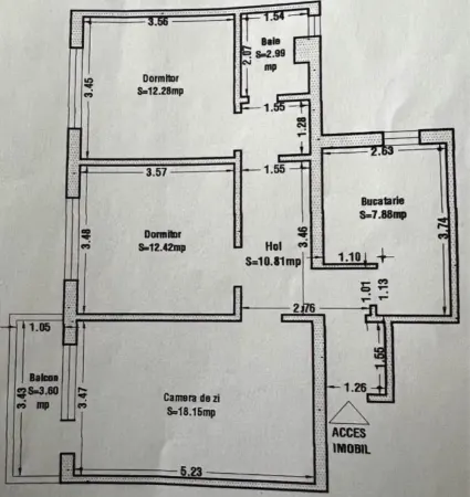 Apartament 3 camere Constanța - poza 1