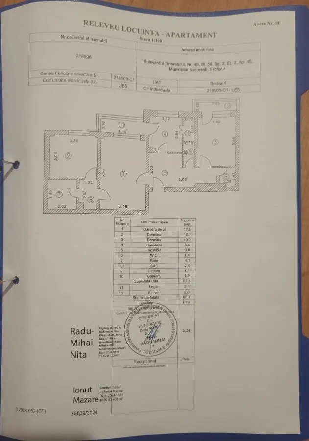 Apartament 3 camere București - poza 1