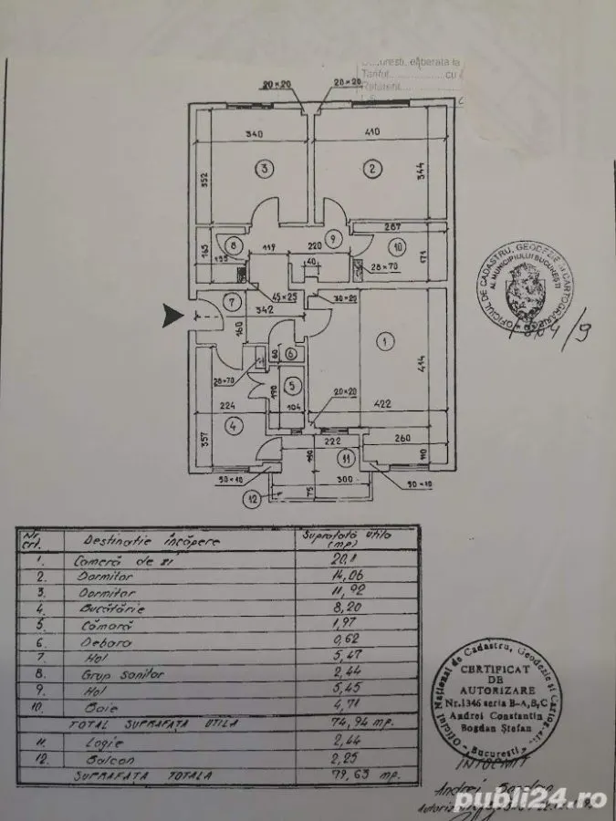 Apartament 3 camere București - poza 1