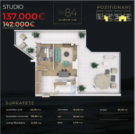 Garsonieră Mamaia - poza 2
