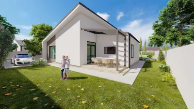 Ag EUROPA vinde casa individuala NOUA cu 3 camere in zona DARA. - Satu Mare