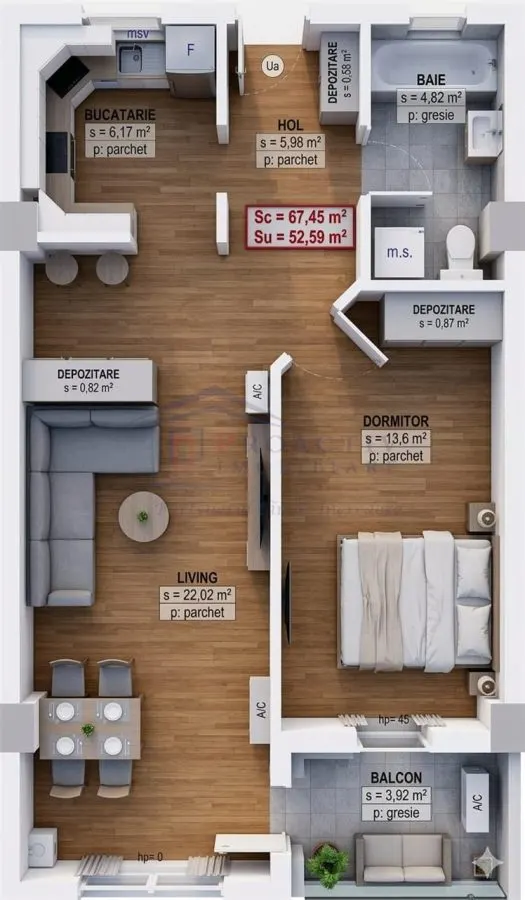 Apartament 2 camere Suceava - poza 1