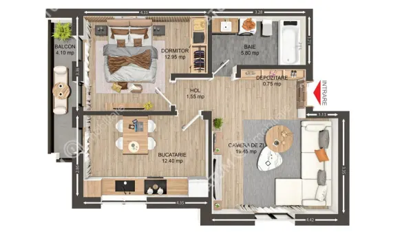 Apartament 2 camere Sibiu - poza 6