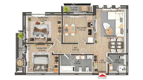 Apartament 3 camere Sibiu - poza 8