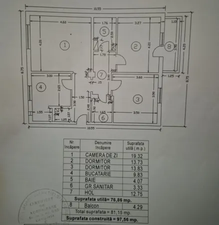 Apartament 3 camere Slobozia - poza 8