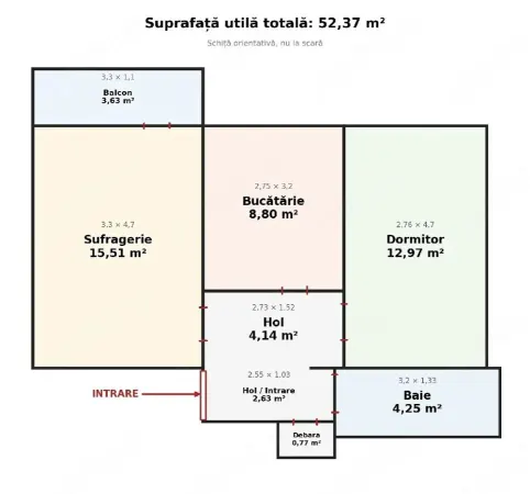 Apartament 2 camere Brașov - poza 3