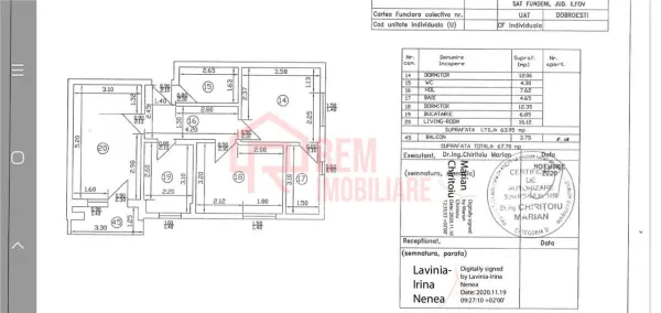 Apartament 3 camere Dobroești - poza 13