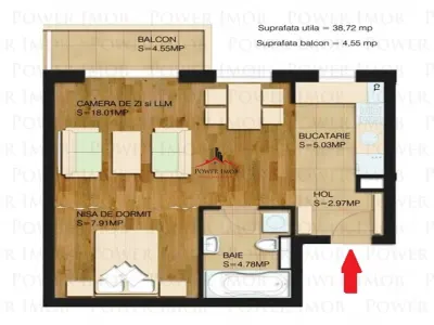 Apartament 1 camera Brașov - poza 11