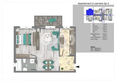 Apartament 2 camere Pitești - poza 10