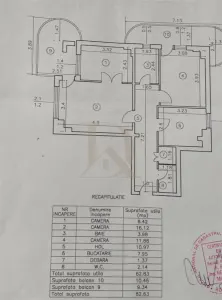 Apartament cu 3 camere, 83 mp, Gară – fostul Billa | 128.500 € - Iasi