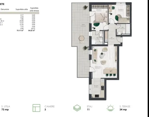 Apartament 3 camere Timișoara - poza 11