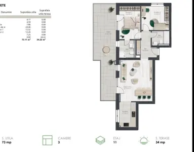 Apartament 3 camere Timișoara - poza 11