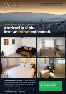 Apartament regim hotelier langa Aeroportul Sibiu · 4 persoane · parcare - Sibiu