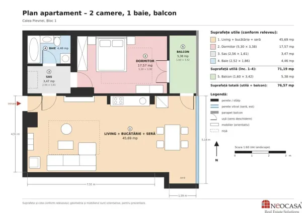Apartament 2 camere București - poza 13
