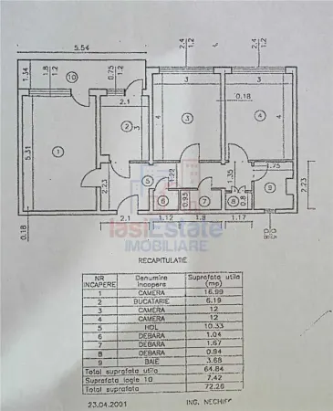 Apartament 3 camere Iași - poza 1