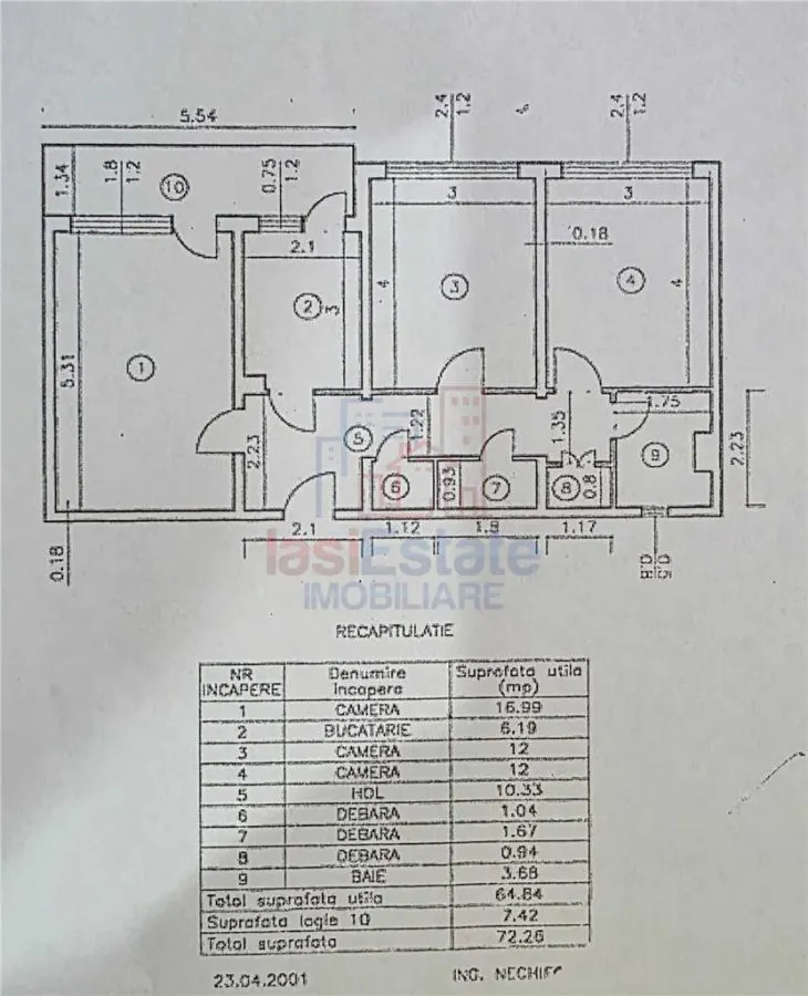 Apartament 3 camere Iași - poza 1