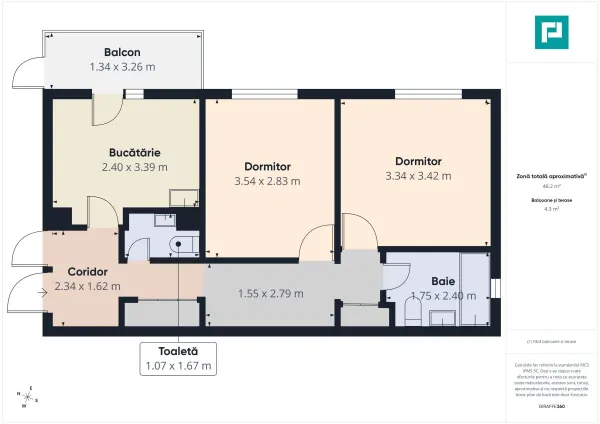 Apartament 3 camere Oradea - poza 10