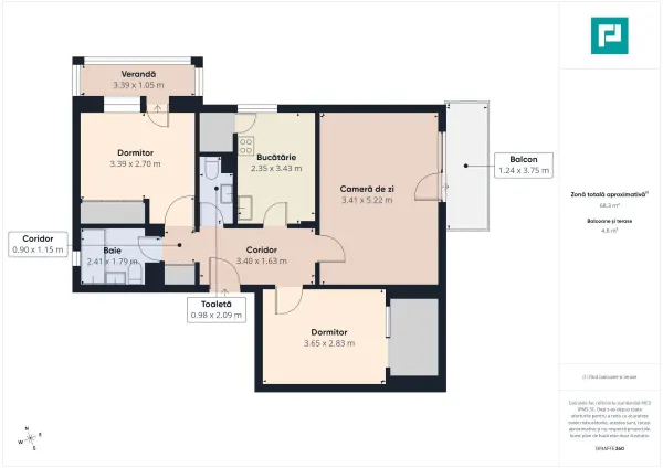 Apartament 3 camere Oradea - poza 10