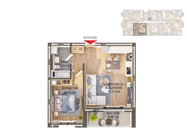 Apartament 2 camere Sibiu - poza 7