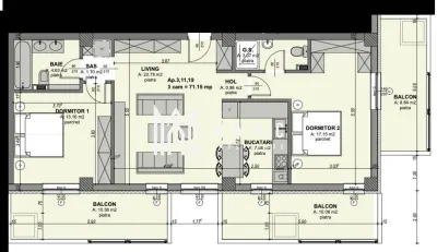 Apartament 3 camere Sibiu - poza 3