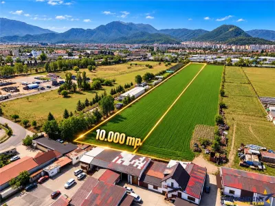 10.000 mp teren intravilan, potential industrial si comercial, POT 60%, Timisul Sec, Brasov - Brasov